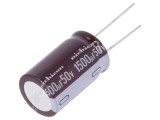 Condensator electrolitic low ESR 1500uF 50V THT