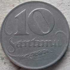 LETONIA-10 SANTIMU 1922