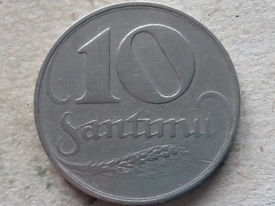 LETONIA-10 SANTIMU 1922 foto