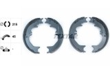 Set saboti frana de mana Lexus Gx; Toyota Fj Cruiser, Land Cruiser, Land Cruiser 90, Land Cruiser Prado Motor 2.7, 2.7, 45 mm, 10.5 mm, OE 4654060060