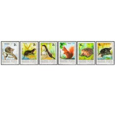 Ungaria 1986 - fauna protejata, serie neuzata