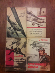 Lot 4 carti despre aviatie si aviatori / R5P3S foto