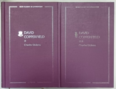 DAVID COPPERFIELD de CHARLES DICKENS , VOLUMELE I - II , 2023 , EDITIE CARTONATA foto