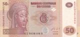 50 FRANCI CONGO 2020 UNC