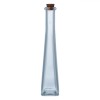 Sticlă Lichior, Model Decorativ, Bază Pătrată, Capacitate 140ml, Dop Plută, Transparentă, Oem