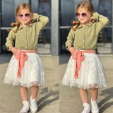 Camasa si Fustita Fetite 3-10 Ani - 4ANIMarimea