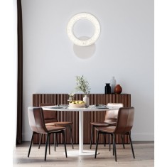 Aplica LED 20W, cerc cu cristale, 1000lm, lumina rece 6400k