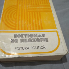 DICTIONAR DE FILOZOFIE SUPRACOPERTA