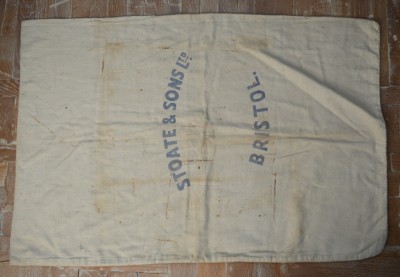 Stoate &amp;amp;Sons Ltd. Bristol sac pentru faina cca 1950 foto