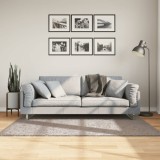 vidaXL Covor pufos &quot;PAMPLONA&quot; cu fire &icirc;nalte, bej modern, 120x170 cm