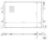 NRF 550089 Radiator, racire motor
