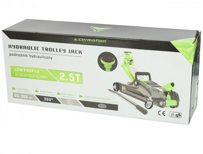 Cric Hidraulic Tip Crocodil Profil Rredus 2,5T Carmotion 58568 foto