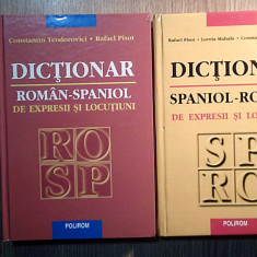 Dictionar roman-spaniol + Dictionar spaniol-roman de expresii si locutiuni 2 vol