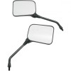 Oglinda Moto Universala Dreptunghiulara M10, Tija Aluminiu 14cm, 118x85mm - Set 2 Bucati