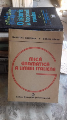 MICA GRAMATICA A LIMBII ITALIENE - HARITINA GHERMAN foto