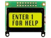 Afișaj LCD alfanumeric STN 8x2 gri 40x23,7x13,5mm