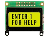 Afișaj LCD alfanumeric STN 8x2 gri 40x23,7x13,5mm