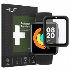Folie Protectie Ecran HOFI pentru Xiaomi Mi Watch Lite, Sticla securizata, Hybrid 0.3mm, 7H, Neagra