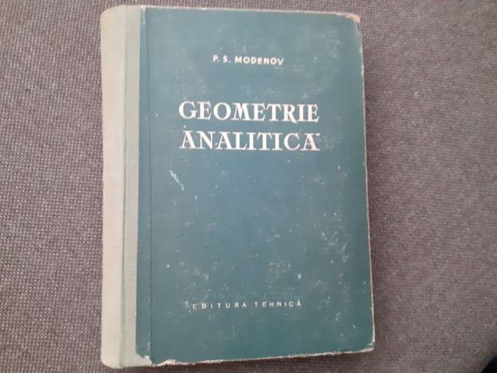 MODENOV GEOMETRIE ANALITICA