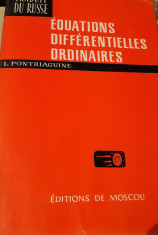 EQUATIONS DIFFERENTIELLES ORDINAIRES foto