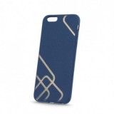 Husa iPhone 7 (4.7&quot;) Albastra, Track Rubber, Protectie Anti-alunecare