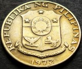 Moneda 25 SENTIMOS - FILIPINE, anul 1972 *cod 5150, Asia