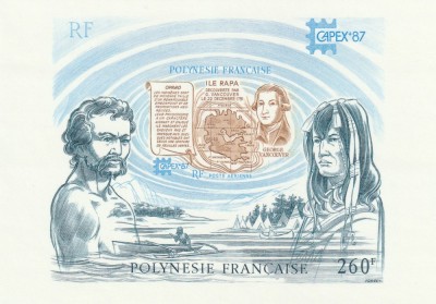Polynesia 1987 - Expo Capex &amp;#039;87 Toronto , bloc nedantelat .MNH , Mi.Bl.13 foto