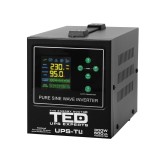 UPS 500VA/300W runtime extins LiFePO4 utilizeaza un acumulator (neinclus) TED Electric - TED006752