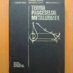 h6 Teoria proceselor metalurgice - Florea Oprea, Dragos Taloi