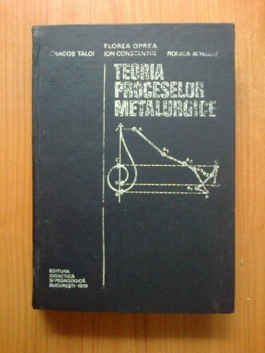 h6 Teoria proceselor metalurgice - Florea Oprea, Dragos Taloi