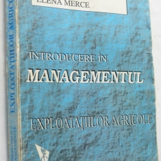 Introducere in managementul exploatatiilor agricole - Deva 1994