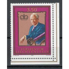 Liechtenstein 1986 903 MNH nestampilat - 80 de ani printul Franz Josef