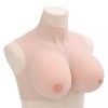 VidaXL Bust cu s&acirc;ni din silicon cupă H, culoare caucazian