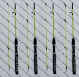 SET 4 Lansete pescuit la copca Hakuyo din fibra plina cu mufare metalica 1,20m