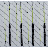 SET 4 Lansete pescuit la copca Hakuyo din fibra plina cu mufare metalica 1,20m