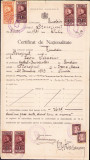 HST A526 Certificat de naționalitate Leon Sauciuc 1931 județul Storojineț