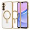 Husa MagSafe pentru Samsung Galaxy A15 5G A156 / A15 A155, Techsuit, Luxury Crystal, Aurie