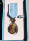 Medalia Națională &bdquo;Serviciul Credincios&rdquo; Clasa a III-a (Militari) + Cutie Originală