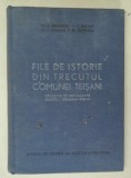 DIN TRECUTUL COMUNEI TEISANI - FILE DE ISTORIE - COLECTIA DE DOCUMENTE DUMITRU I. BREZEANU - TEISANI de O.D. BREZEANU ...M. VULPESCU , ANII '70
