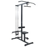 VidaXL Mașina de tras la piept cu scaun ajustabil 80 kg suportabil