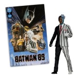 DC Direct Page Punchers Figurina articulata Two-Face (Batman &lsquo;89) (Red Platinum Edition) 18 cm