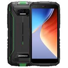 Telefon mobil Doogee S41 Max Verde, 4G, IPS 5.5 , 16GB RAM (6GB + 10GB extensibili), 256GB ROM, 13MP+8MP, Android 13, T606 Octa Core, GPS, NFC, 6300mA