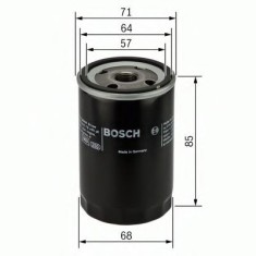 Filtru ulei SMART FORFOUR (454) (2004 - 2006) BOSCH 0 451 103 372 foto