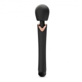 Vibrator Crushious Holly Wand, 10 Moduri Vibratii, Silicon, USB, Negru, 30 cm
