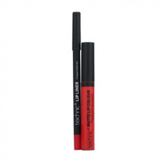 Set ruj de buze si creion contur Technic Lip Kit Matte Nuanta Lady Bird foto