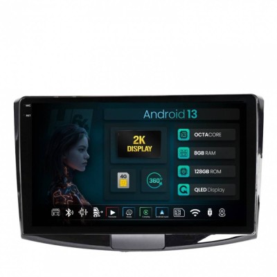 Navigatie 2K (BLACK) Volkswagen Passat B6 B7 CC 8GB RAM Android 13 Octacore Slot Sim 4G DSP GPS Wi-FI Carplay Android Auto USB Waze 10.36 Inch foto