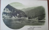 Carte postala, Valea Oltului la Caciulata, 1927