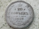 RUSIA-20 COPEICI 1902 (Argint), Europa