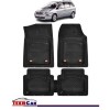 Covorase Auto TeamCar&reg; Tip Tavita Compatibile Citroen C8 (2002-2014) Negru Material Rezistent, Cauciuc