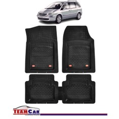 Covorase Auto TeamCar&reg; Tip Tavita Compatibile Citroen C8 (2002-2014) Negru Material Rezistent